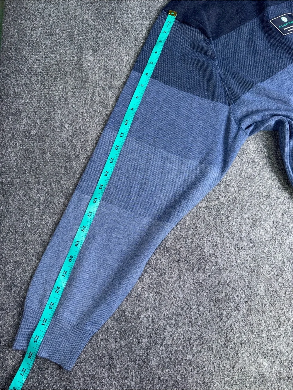 U.S. Polo Assn. Men’s Blue Gradient Crewneck Sweater